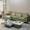 Costway Modular L-shaped Sectional Sofa w/ Reversible Chaise & 2 USB Ports Army Green - 2 of 4