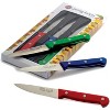 Norpro Stainless Steel Blade Heavy Duty Handle 3pc Garnishing / Paring Knife Set - 3 of 3
