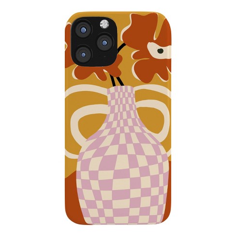 Miho Checkered Retro Flower Potsnap Iphone 13 Mini Case - Society6