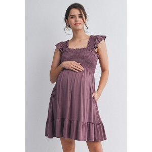 green emerald velvet dress Amsale Bridesmaid Dress Magda GB179A Maternity Dress Emerald main image 1