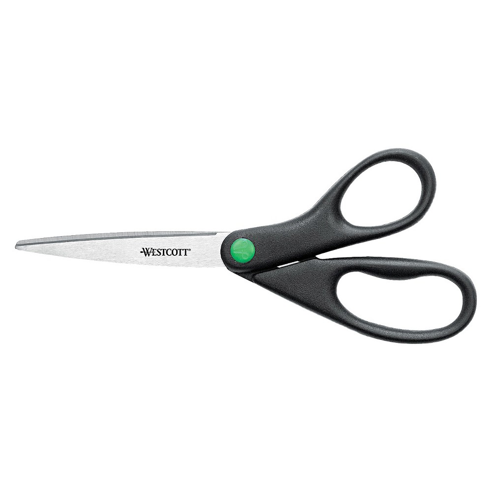 Westcott 8 Straight Kleenearth Recycled Scissors Pack of 2