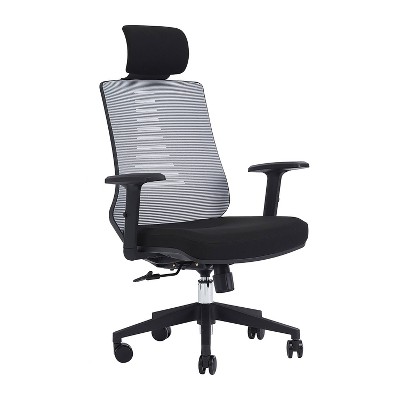 Luuk Ergonomic Mesh Back Office Chair Black/Gray - miBasics