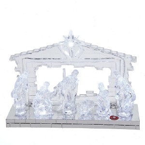 Kurt Adler Kurt Adler 8.7-Inch Battery-Operated Light-Up LED Musical Nativity Scene - 1 of 4