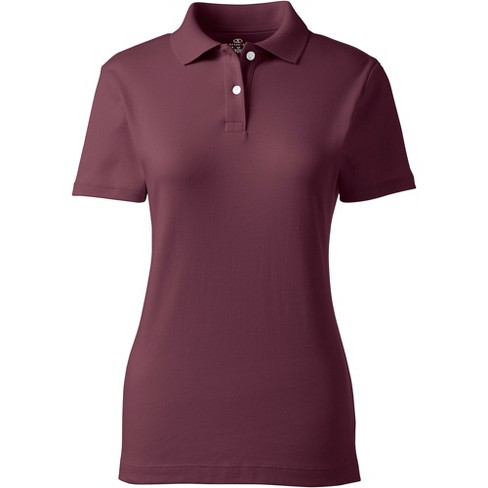 Women's Long Sleeve Feminine Fit Interlock Polo Shirt