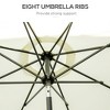MOEPISY 9ft Patio Umbrella with Push Button Tilt and Crank - 2 of 4
