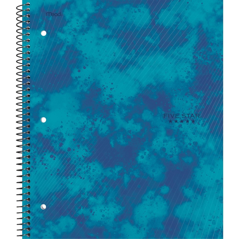 Five Star 1 Subject College Ruled Spiral Notebook Blue