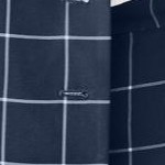 navy classic grid