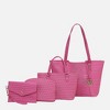 MKF Collection Lippa Tote Crocodile Embossed Vegan Leather Women’s Bag Purse Set by Mia K - 2 of 4