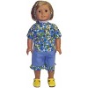 Doll Clothes Superstore Blue Shorts and Shirt Fits 18 Inch Doll And Baby Dolls - 2 of 4