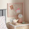 Pink Framed Fabric Kids' Photo Memo Board - Pillowfort™ - 2 of 4