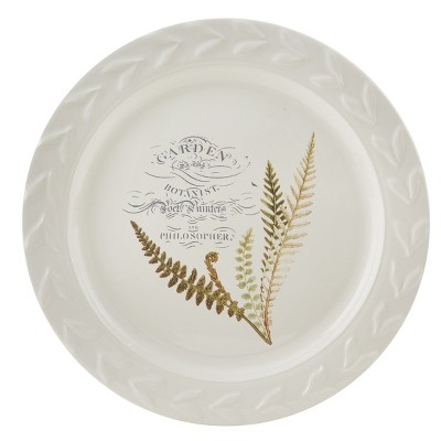 Park Designs Garden Botanist Dinner Plate Set - White