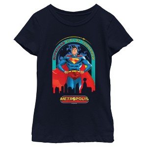 Girls Superman City of Tomorrow T Shirt - 1 of 4