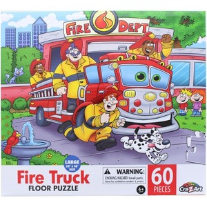Cra-Z-Art Firefighter Rescue 60 Piece Kids Jigsaw Puzzle - 1 of 4