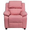 Emma and Oliver Deluxe Padded Contemporary Kids Recliner with Storage Arms - 3 of 4