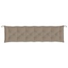 vidaXL Bench Cushion Outdoor Water Repellent Bench Cushion Pad Oxford Fabric - Taupe 78.8" x 19.7" x 2.8" - 4 of 4
