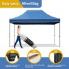 KTMBDW 10x15 Pop Up Canopy, Durable Party Tent with 4 Sidewalls UV Waterproof Protection, 3 Height Adjustable for Weddings, Camping, and Events - 3 of 4