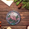 Lomsoe Flamingo Ornaments Pink Flamingo Ceramic Ornaments Christmas Tree Hanging Decor Christmas Gift Christmas Decor - 4 of 4