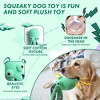 Nocciola Viral Select Green Squeaky Octopus Dog Toy - Plush Dog Toys with Soft Fabric for Daily Companionship, Training Reward Gift - 3 of 4