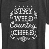 Women's - Instant Message - Stay Wild Country Child Short Sleeve Graphic T-Shirt - 2 of 4