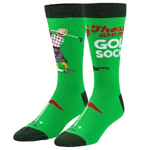 Cool Socks Fun Sports Print Novelty Crew Socks for Men, Various Styles - 1 of 4