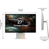 Samsung Odyssey 3D G90XF 27" 4K UHD 2160p 165Hz 1ms AMD FreeSync Gaming Monitor - 2 of 4