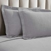Cotton Medium Weight Modern Geometric Matelasse Bedspread Set by Blue Nile Mills - 4 of 4