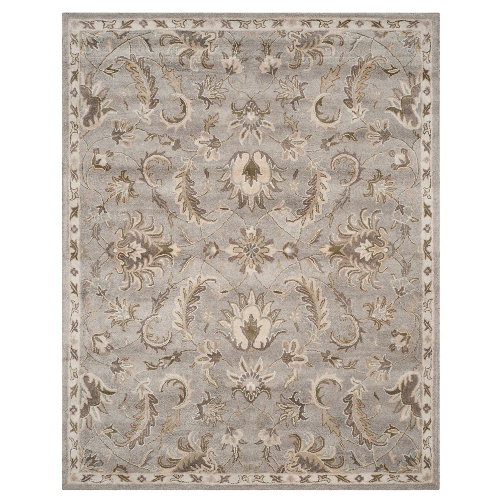 8'x10' Bella Rug Light Gray/Multi - Safavieh