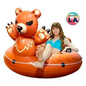 2025 Upgraded Sunlite Sports River Tube, Premium River Raft - Blazer Cool Blue XL 53" - 1 of 4