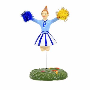 Department 56 Villages 3.75 In Go Polars! Halloween Cheer Leader Pom Pom Village Figurines - 1 of 3