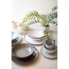 Ceramic Dinner Plates and Bowls – Bayou Finish 12-Piece by Kalalou - 3 of 3