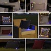 18" x 18" LED Lighted Throw Pillow – Christmas Decorative Flash Pillow with Colorful Edging for Sofa, Patio, Camping & Holiday Decor - 4 of 4
