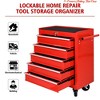 5-Drawer Rolling Tool Chest, Tool Cabinet w/Drawers & Brake Casters, Tool Box w/ Wheels for Garage, Workshop, Warehouse - 4 of 4