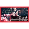 PosterPalooza | Photo Size Classic Modern Red Frame - UV Acrylic, Foam Board Backing, Hanging Hardware - 2 of 4