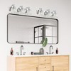 Modern Crystal Bathroom Vanity Lights Chrome Bathroom Light fixtures Crystal Vanity Shower Lights Over Mirror,3 Lights,Crystal Splicing - 3 of 4