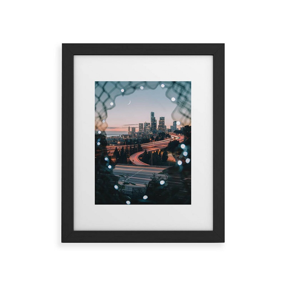 Photos - Other Decoration Deny Designs 11"x14" Tristan Zhou Seattle Cityscape: Modern Wall Art, Digital Print, Acrylic Filtered