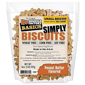 K9 Granola Factory Simply Biscuits with Peanut Butter, Small - 1 of 1