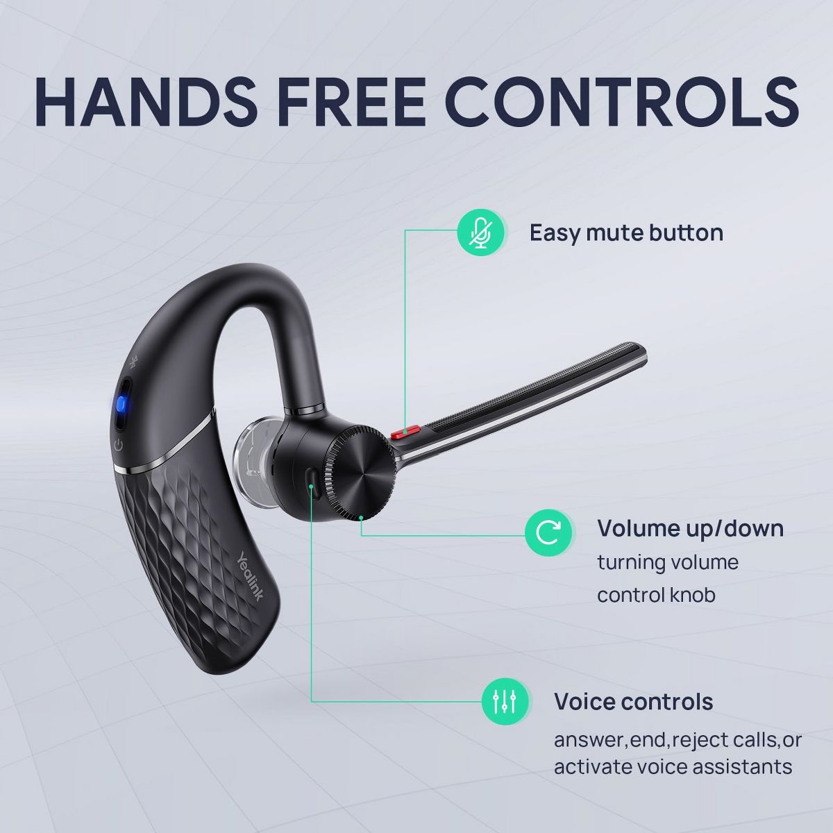 Yealink BH71 Pro Bluetooth Headset with USB-C/A Dongle - thumbnail 5
