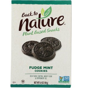 Back To Nature Fudge Mint Cookies 6.4 oz Box. - 1 of 4