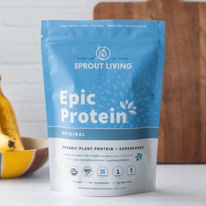 Epic Protein | Organic Plant Protein, Superfoods, Original (unflavored), 1 lb - 1 of 4