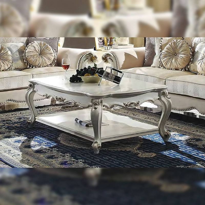 47&#34; Picardy Coffee Table Antique Pearl - Acme Furniture, 3 of 10