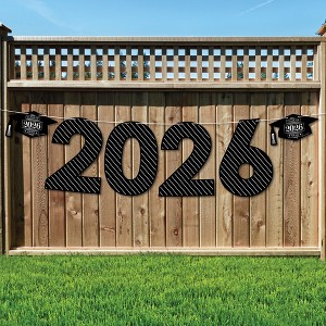 Big Dot of Happiness Graduation Cheers - Large Graduation Party Decorations - 2026 - Outdoor Letter Banner - 1 of 4