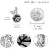 Sterling Silver Basketball Hoop Charm - Sports Theme Bead for Bracelets, Gift for Men & Women - 4 of 4