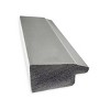 41" x 30" Non-Beveled Vista Brushed Nickel Narrow Bathroom Wall Mirror - Amanti Art: Includes Mounting Hardware, Polystyrene Frame - 2 of 4