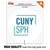 CUNY  School of Public Health  Primary Logo Automotive Car Window Locker Circle Bumper Sticker - 3 of 4