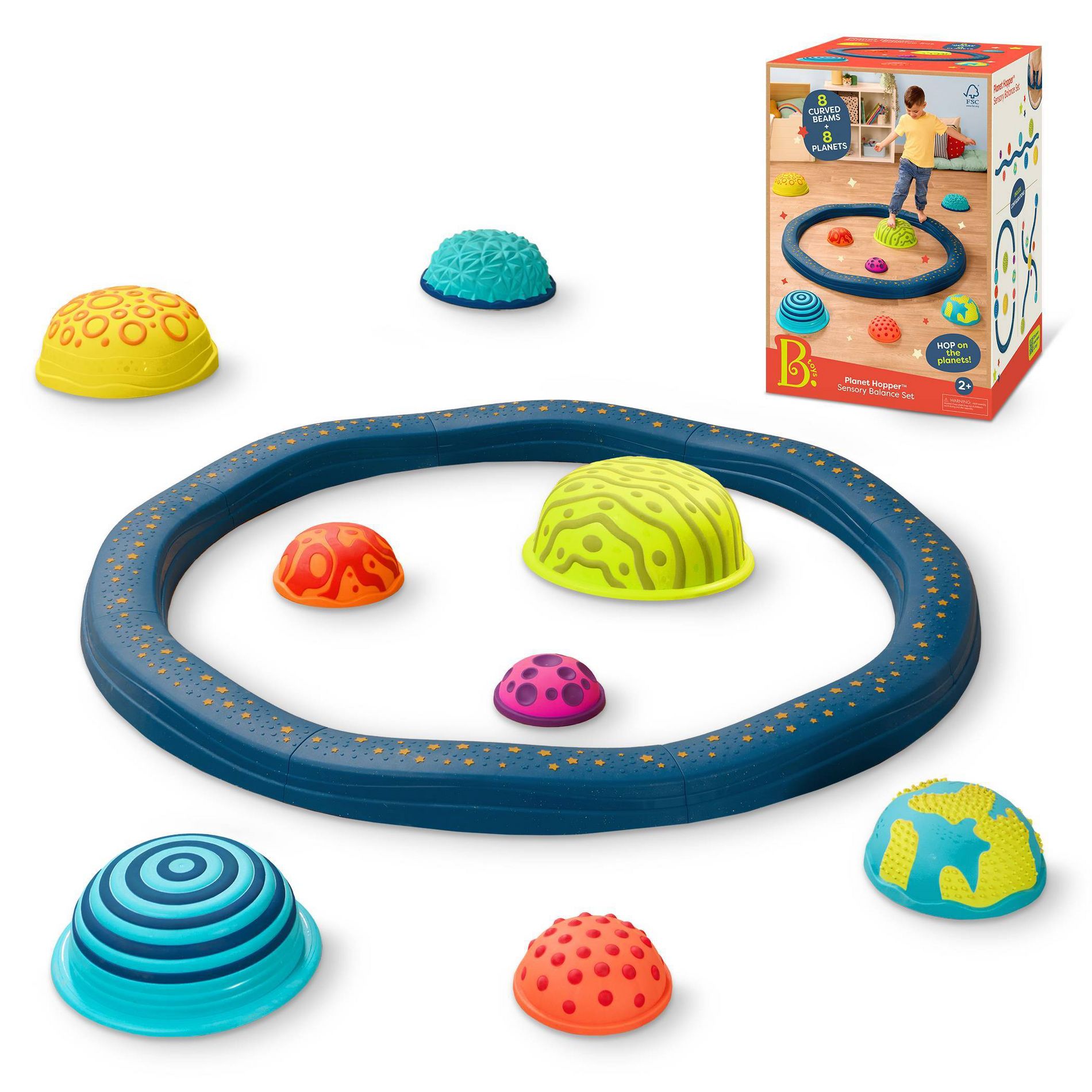 B. toys Step & Feel Solar System