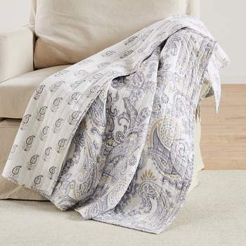 Fallon Paisley Quilted Throw - Levtex Home : Target