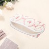 Unique Bargains Portable Bow Floral Makeup Bag 1 Pc - 3 of 3