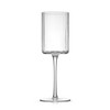 JoyJolt Elle Fluted Cylinder White Wine Glass - 11.5 oz Long Stem Wine Glasses - Set of 2 - image 3 of 4
