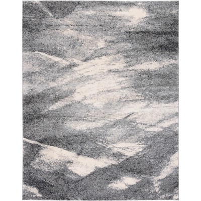 Retro Ret2891 Power Loomed Area Rug - Grey/ivory - 9'x12' - Safavieh ...