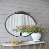 GlasFlength Decorative Wall Mirrors Baroque Inspired Full Length Mirror with Ornate Frame for Bathroom Living Room, Black, 36"*1.5"*38.5" - 3 of 4